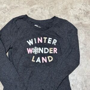 Winter Wonderland Graphic Long Sleeve Shirt